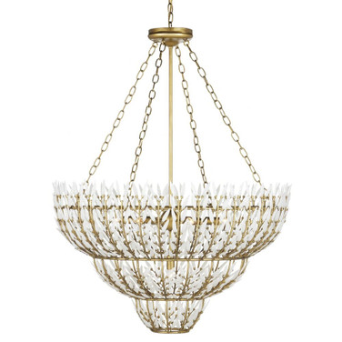 Magnum Opus - 7 Light Medium Chandelier-42 Inches Tall and 34.5 Inches Wide