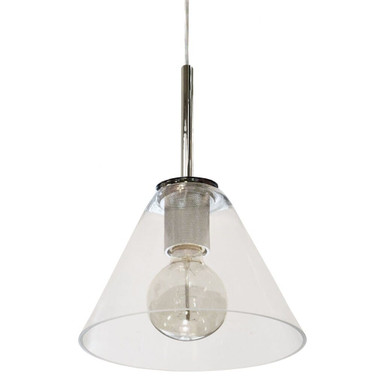 Roswell - 1 Light Pendant with Clear Glass