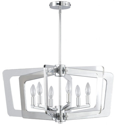 Stillwater - 26 Inch Six Light Chandelier