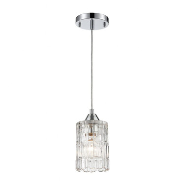 Ezra - 1 Light Configurable Mini Pendant In Modern Style-8 Inches Tall and 4.5 Inches Wide