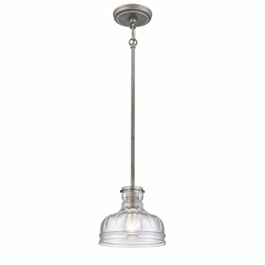 Orinoco - 1 Light Mini Pendant In Traditional Style-7 Inches Tall and 8 Inches Wide