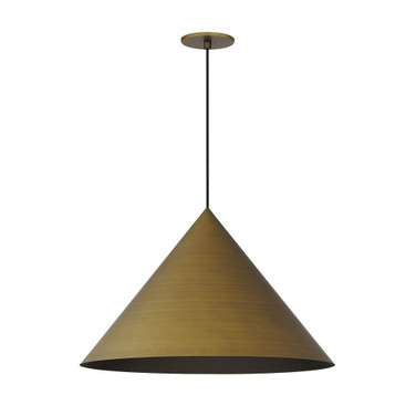 Pitch - 9W 1 LED Pendant-13.25 Inches Tall and 21.5 Inches Wide