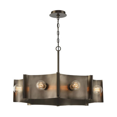 Metallo - 8 Light Chandelier in Transitional Style - 30 Inches Wide by 19.25 Inches High