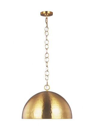 Generation Lighting-Whare-1 Light Large Pendant in Relaxed Mid-Century Style-24 Inch Wide by 16.25 Inch Tall