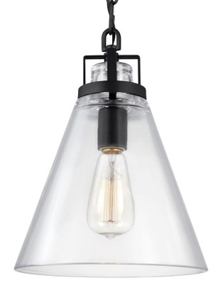 Generation Lighting-Sean Lavin-Pendant 1 Light in Modern Style-10 Inch Wide by 13.25 Inch Tall