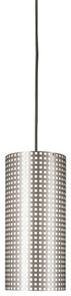 Grid-One Light Mini Pendant in Contemporary Style-6 Inches Wide by 12.75 Inches Tall