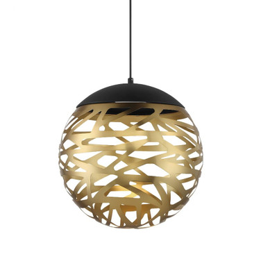 Golden Eclipse - 14 Inch 20W 20 LED Pendant