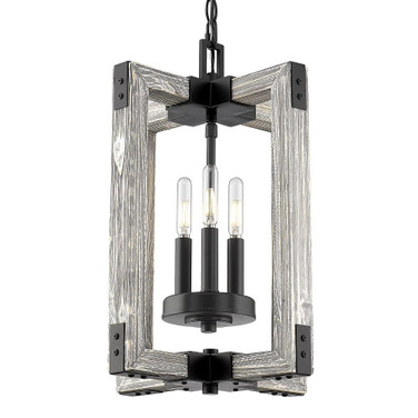 Lowell - 3 Light Pendant in Casual style - 18.38 Inches high by 12.5 Inches wide