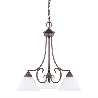 Hometown - 23 Inch Three Light Chandelier