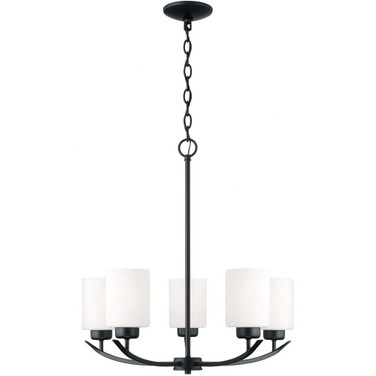 Dixon - 5 Light Chandelier In Modern Style-23 Inches Tall and 23 Inches Wide