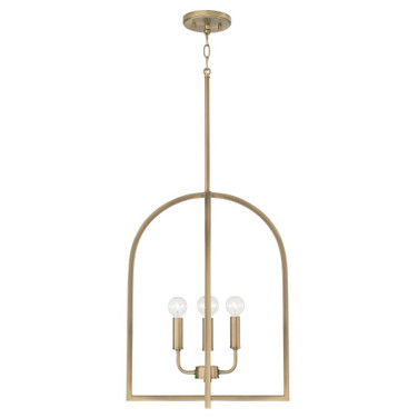 Lawson - 4 Light Foyer In Minimalistic Style-21 Inches Tall and 16 Inches Wide