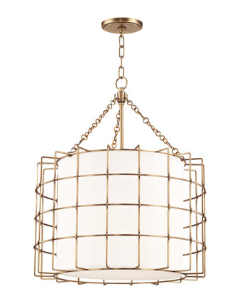 Sovereign 3-Light LED Pendant - 24 Inches Wide by 28 Inches High