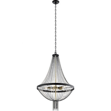 Alexia - 5 Light Small Chandelier - With Traditional Inspirations - 39.5 Inches Tall By 23.75 Inches Wide