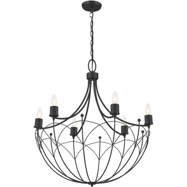 Topiary - 6 Light Medium Chandelier In Homestead Style-30.25 Inches Tall and 28.25 Inches Wide