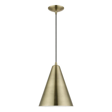 Dulce - 1 Light Pendant In Modern Style-19 Inches Tall and 10 Inches Wide