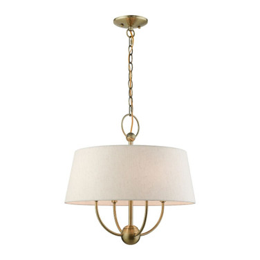 Cartwright - 4 Light Pendant in Modern Farmhouse Style - 18 Inches wide by 18.75 Inches high