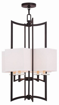 Woodland Park - 4 Light Foyer Chandelier-30 Inches Tall and 18 Inches Wide