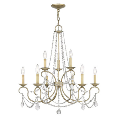 Pennington - 9 Light Chandelier in Traditional Style - 28 Inches wide by 30 Inches high