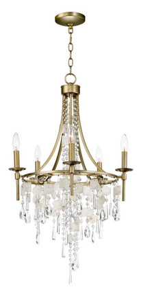 Cebu-Five Light Chandelier-20.75 Inches wide by 34.25 inches high