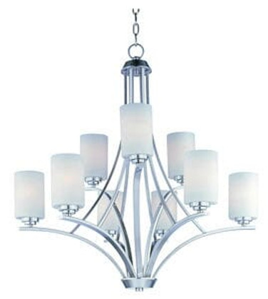 Deven-Nine Light 2-Tier Chandelier in Contemporary style-32 Inches wide by 32 inches high