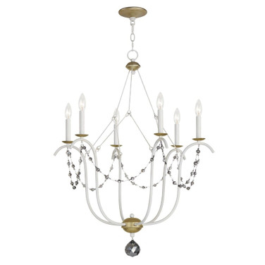 Formosa - 6 Light Chandelier-36.5 Inches Tall and 27 Inches Wide