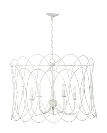 Trellis-5 Light Chandelier-32.25 Inches wide by 23.25 inches high