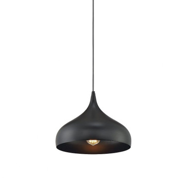 1 Light Mini-Pendant In Mid-Century Modern Style-8.5 Inches Tall and 12 Inches Wide