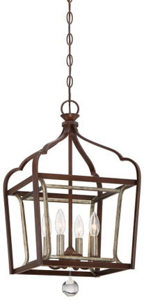 Astrapia - 4 Light Pendant in Transitional Style - 23 inches tall by 13 inches wide