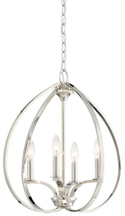 Tilbury - 4 Light Pendant in Transitional Style - 20.5 inches tall by 19 inches wide