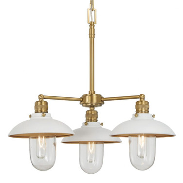 Downtown Edison - 3 Light Chandelier-20.88 Inches Tall and 23 Inches Wide