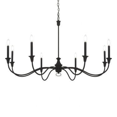 Halifax County - 8 Light Chandelier-31.25 Inches Tall and 48 Inches Wide