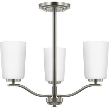 Adley - 3 Light Convertible Chandelier In Contemporary Style-16.12 Inches Tall and 18.12 Inches Wide