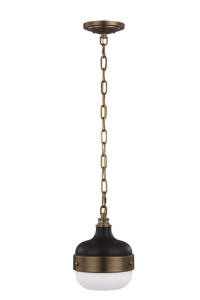 Feiss Lighting-Cadence-Pendant 1 Light in Period Inspired Style-8 Inch Wide by 10.88 Inch High