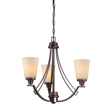 Wright - Three Light Chandelier