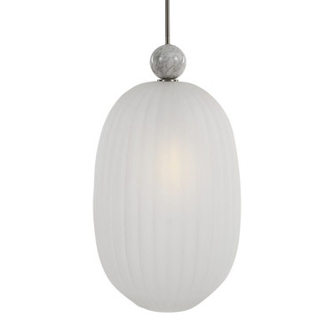 Creme - 1 Light Oversized Pendant - 15.75 inches wide by 15.75 inches deep