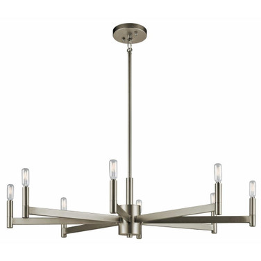 Kichler Lighting - 43857 - Erzo - 8 light Large Chandelier - with Soft Contemporary inspirations - 9.25 inches tall by 35.5 inches wide