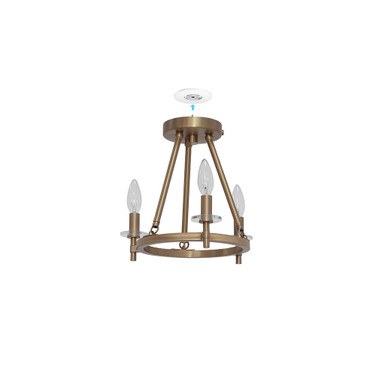 3 Light Semi Flush Sapello 3 Light Semi Flush Sapello