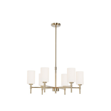 6 Light Chandelier Wexton -Large