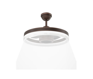 Sky Fan & Turbo Heater 4 blades Espresso Bronze finish