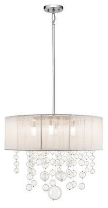 Imbuia - 4 Light Pendant In Contemporary Style- Inches Tall and 19.5 Inches Wide