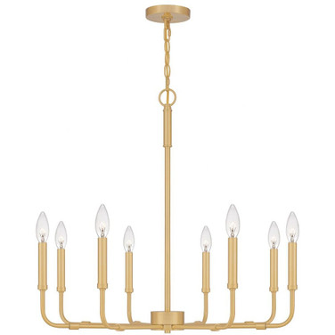 Abner - 8 Light Chandelier in Transitional style - 28 Inches wide by 26 Inches high