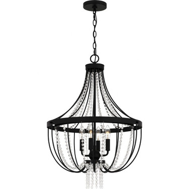 Adelaide - 4 Light Pendant In Transitional Style-28 Inches Tall and 20.25 Inches Wide