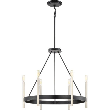 Anthem Chandelier 6 Light Steel