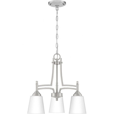 Billingsley Chandelier 3 Light Steel - 16.75 Inches high