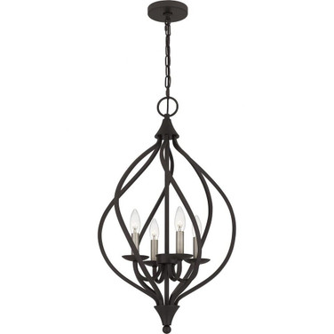 Dupont - 4 Light Pendant In Transitional Style-28 Inches Tall and 16.25 Inches Wide