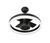 Sky Fan & Turbo Heater 4 blades Matte Black finish