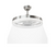 Sky Fan & Turbo Heater 4 blades Silver Brushed Nickel finish