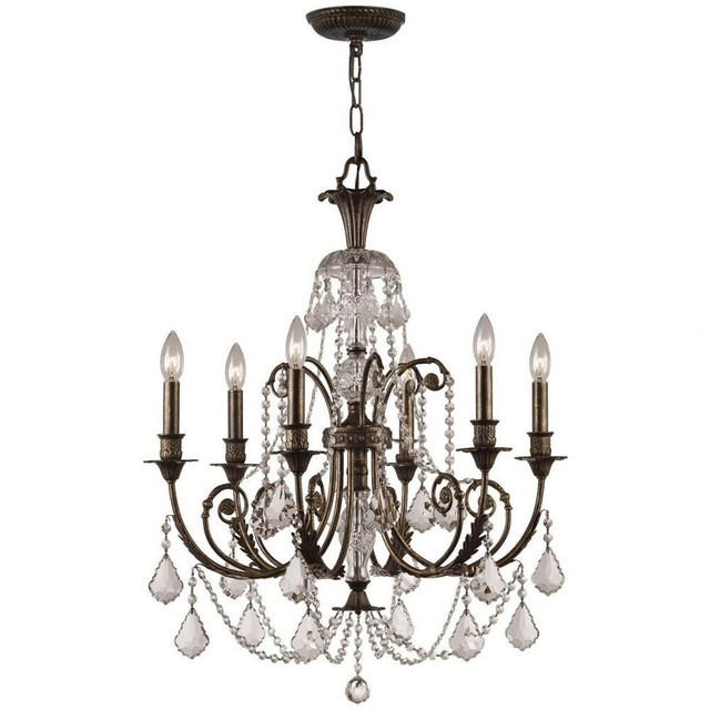 Regis - Six Light Chandelier in Classic Style - 26 Inches Wide by 30.25 Inches High