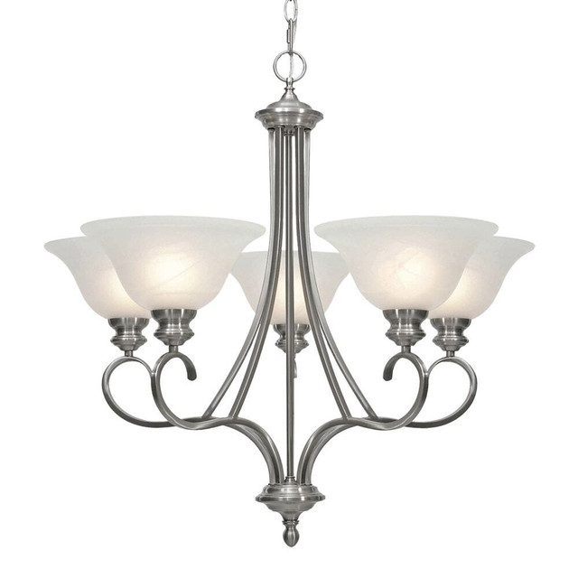 Lancaster - 5 Light Chandelier 28 Inches Tall and 28.25 Inches Wide