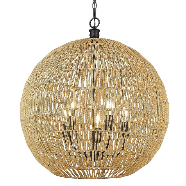 Florence - 5 Light Pendant-27.38 Inches Tall and 24.88 Inches Wide